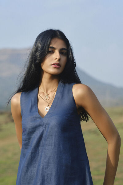 Root Core A-Line Dress - Midnight